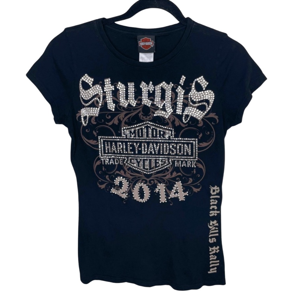 2014 Harley Davidson Rhinestone baby tee